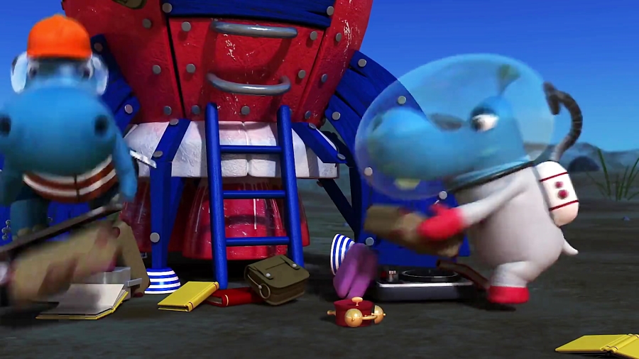 انیمیشن خانواده اسب آبی The Happos Family - فصل 1 قسمت 12